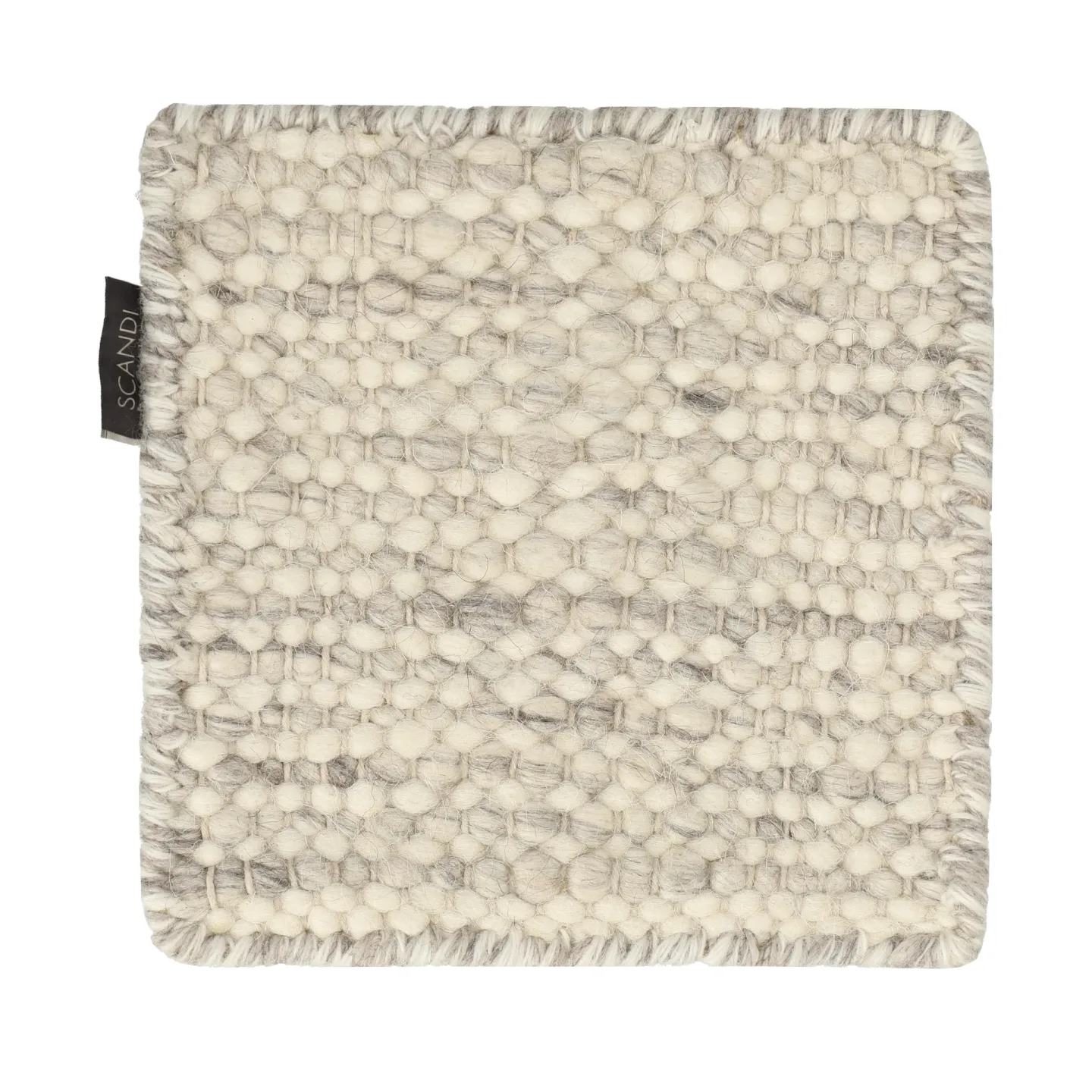 Material Samples Teppichmuster Fawn Wollteppich Weiß