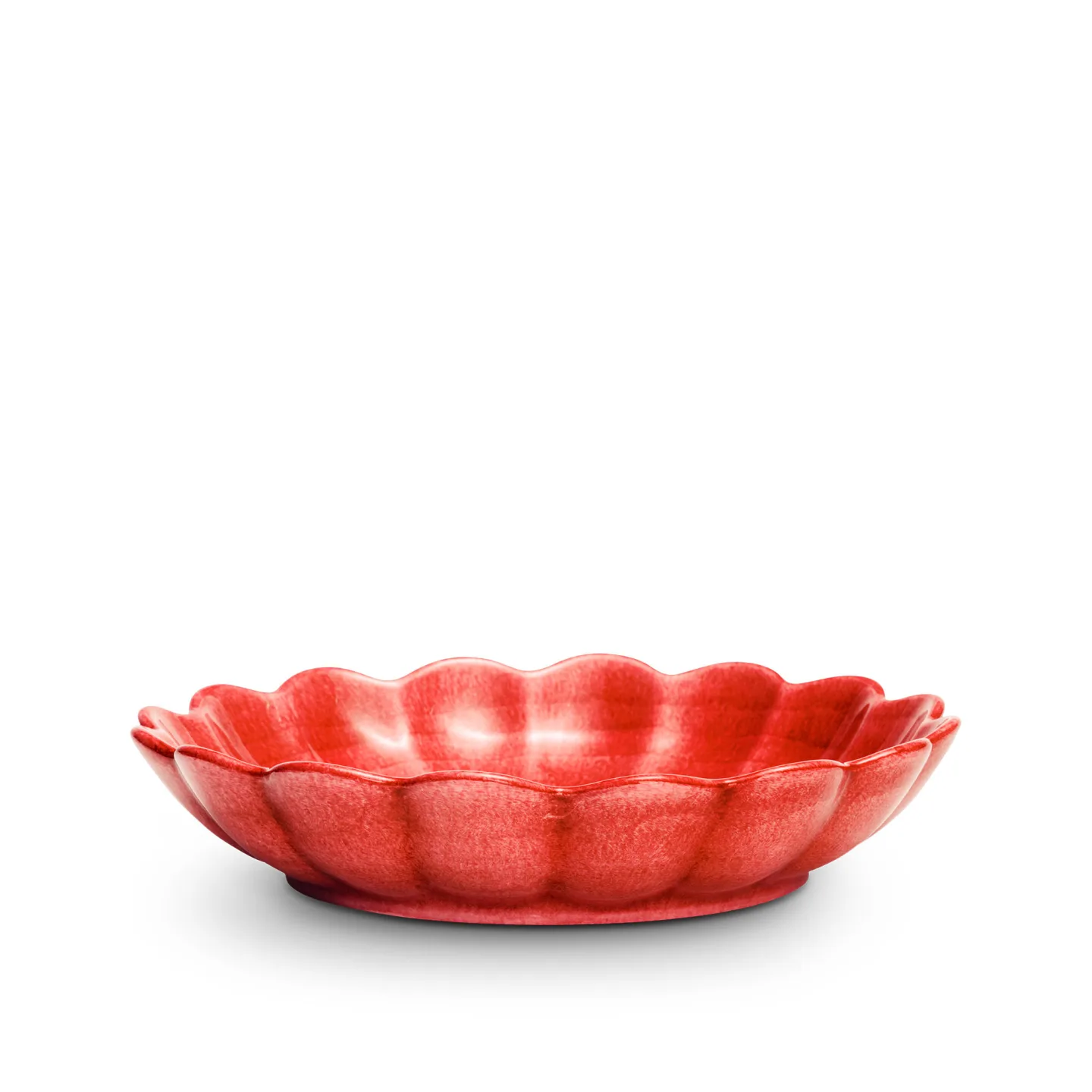 Mateus - Oyster skål 24 cm röd - Serveringsskålar - Naturmaterial