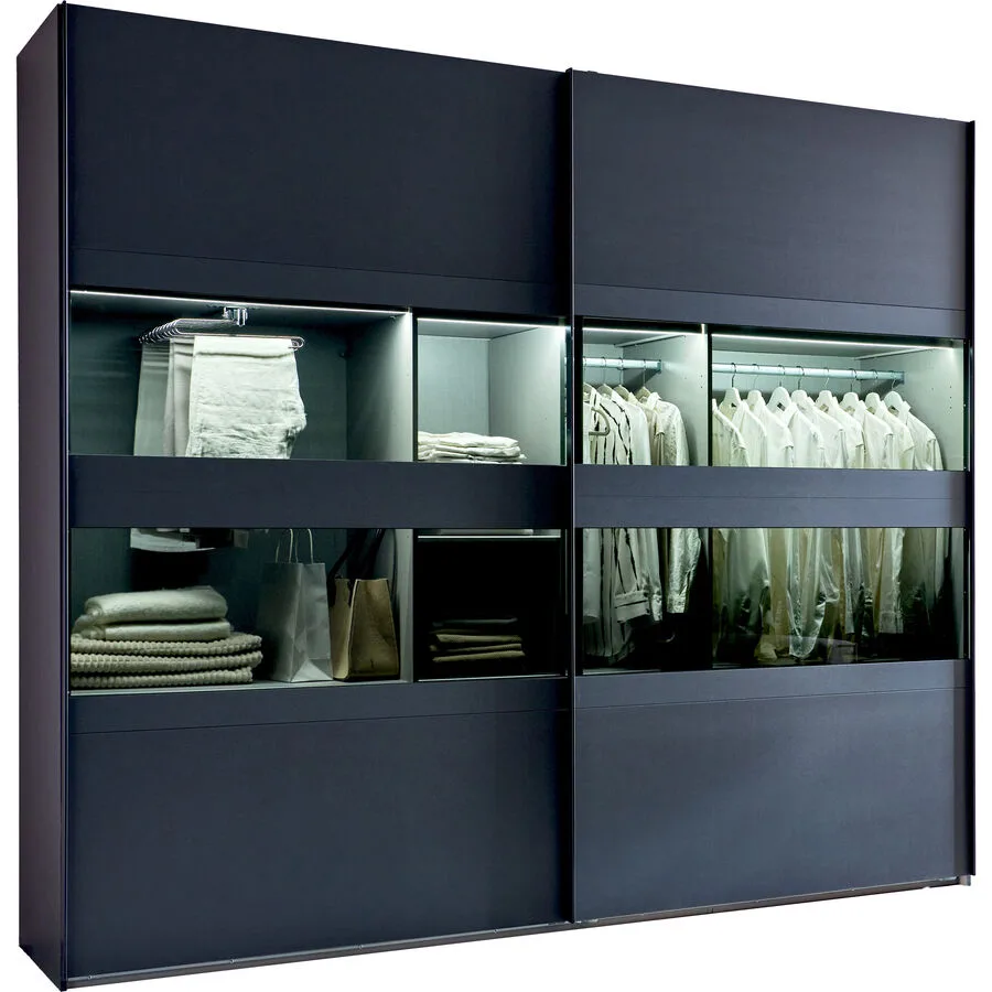 Kleiderschrank Enero graphit Holzwerkstoff B 270 cm