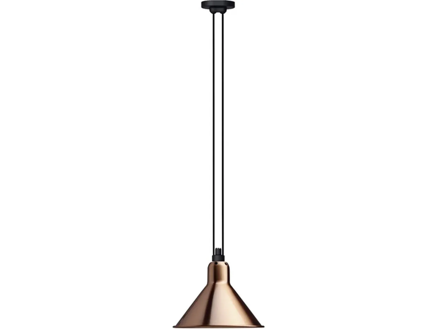 322 L Pendelleuchte Konisch Kupfer - Lampe Gras - Wohnzimmer - Metall