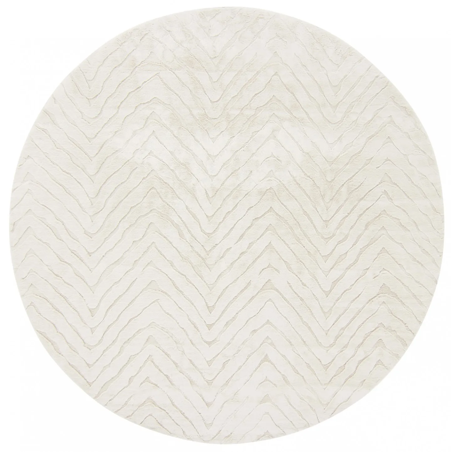 Runde tepper - Wren (offwhite) (Størrelse: Ø 200 cm)