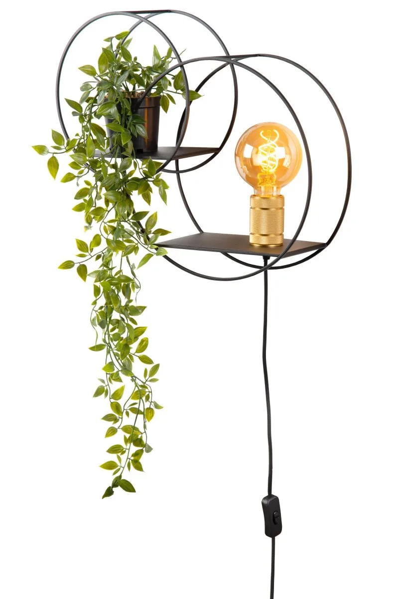 Lucide - Circle 43cm - Vägglampa - Svart