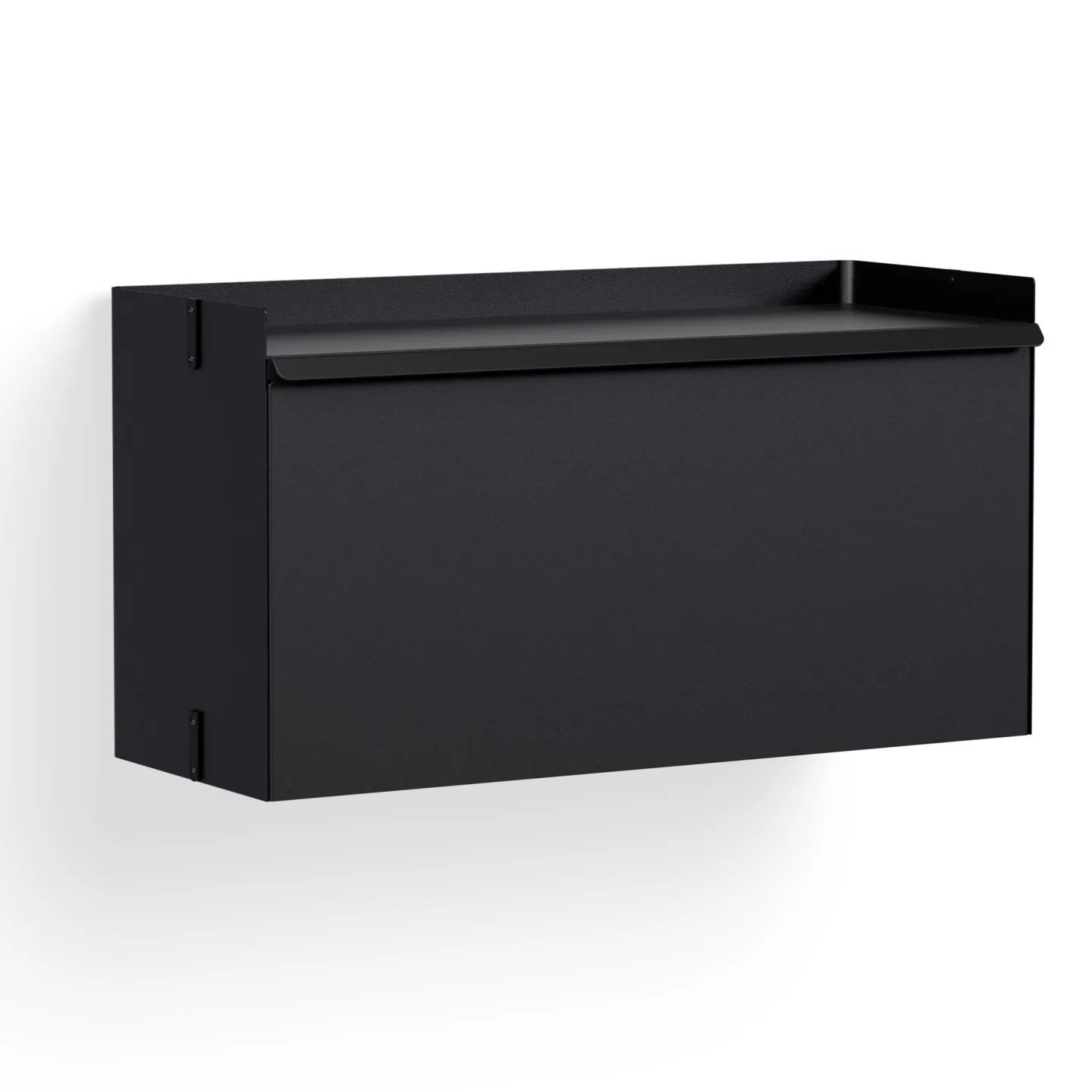HAY - Pier System Cabinet - Black Powder Coated Steel - Hyllor & Hyllsystem - Svart - Metall