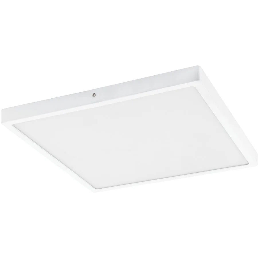 Eglo Deckenlampe Fueva 1 Weiss Aluminium/Kunststoff 40 cm 3 cm - LED - Lichtfarbe: Helles Neutralweiss - LED Energiesparlampen