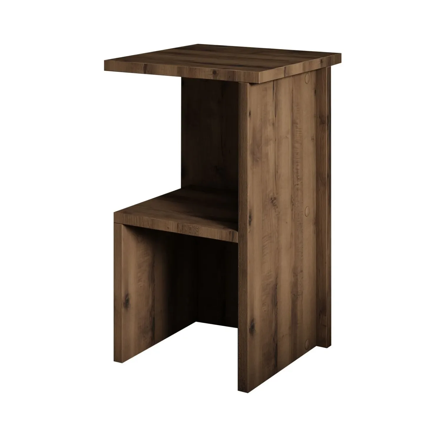 Tunel Nattduksbord 29,6x50x29,6 cm - antik valnöt