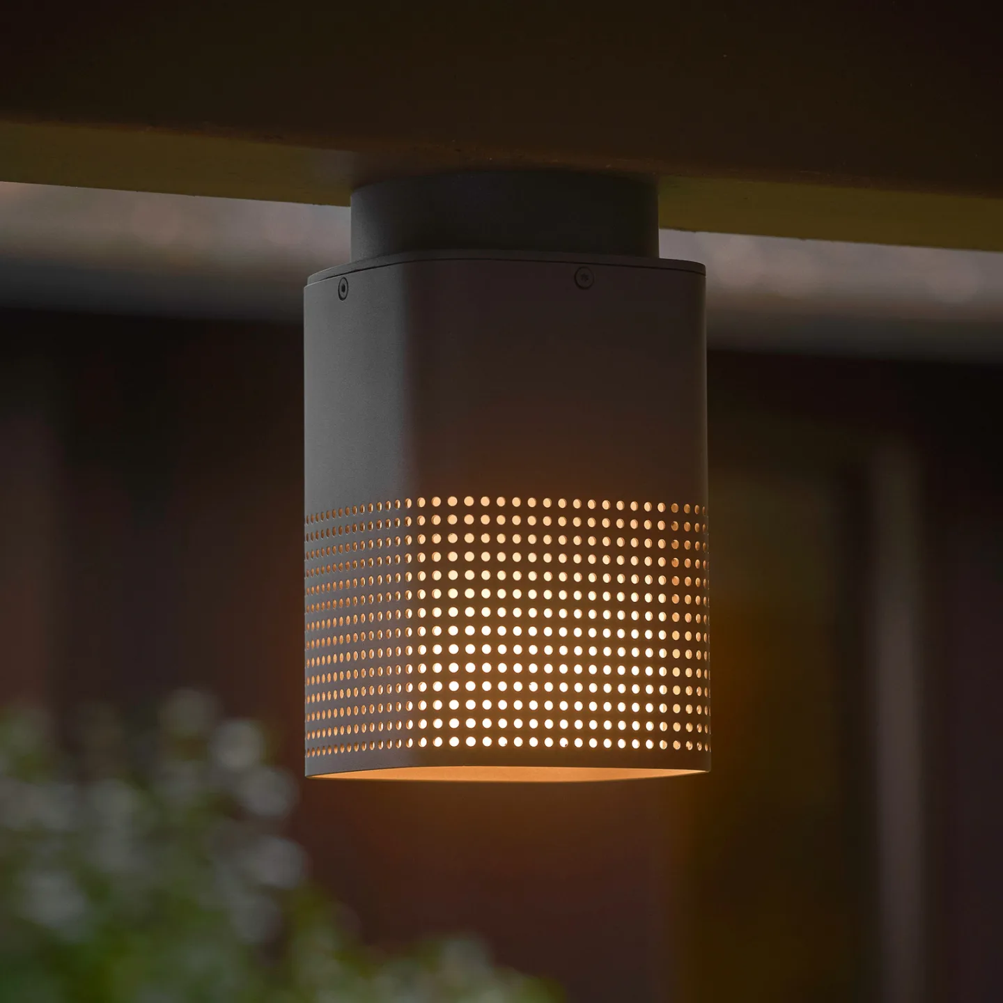Sidara Seaside udendørs loftlampe, IP54, E27 - Nordlux - Altan - Moderne - Aluminium - Kantet