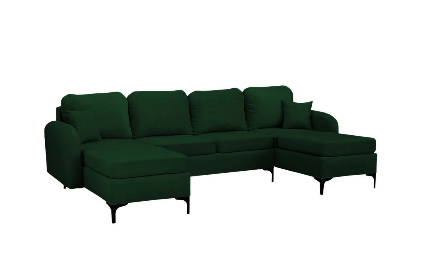 Knocklong 4-sits Hörnbäddsoffa Dark green -