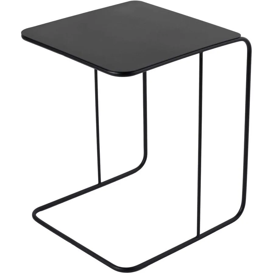 Beistelltisch Blank Schwarz Metall 47 cm