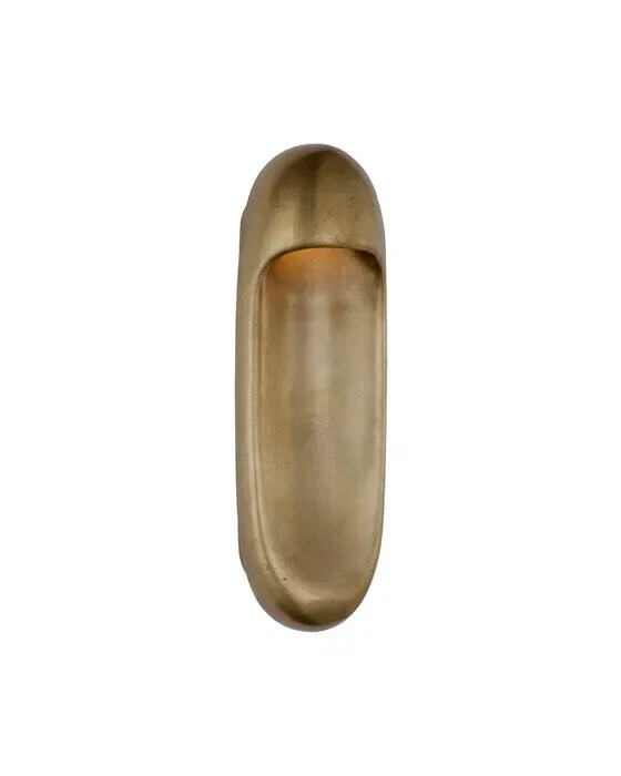 Esculpa 18" Elongated Wall Light Museum Brass