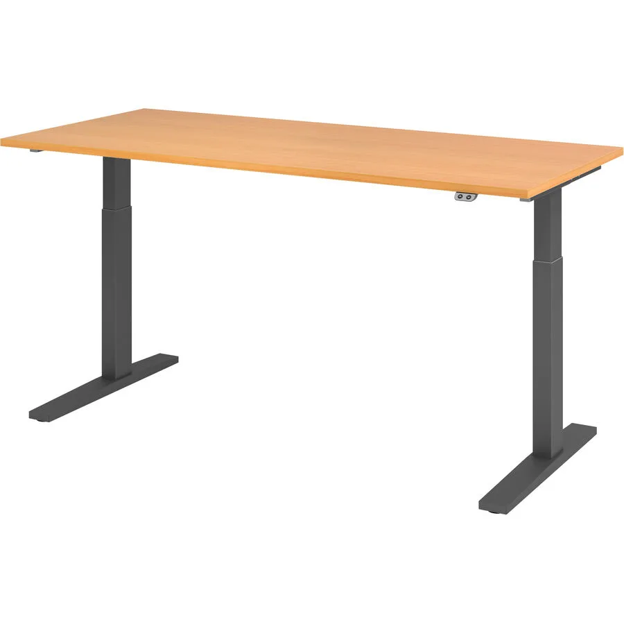 Schreibtisch Office buche Holzwerkstoff B 180 T 80 cm
