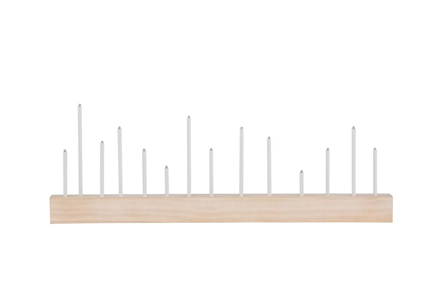 Kungsberget Adventsljusstake 24 cm - Whitewash
