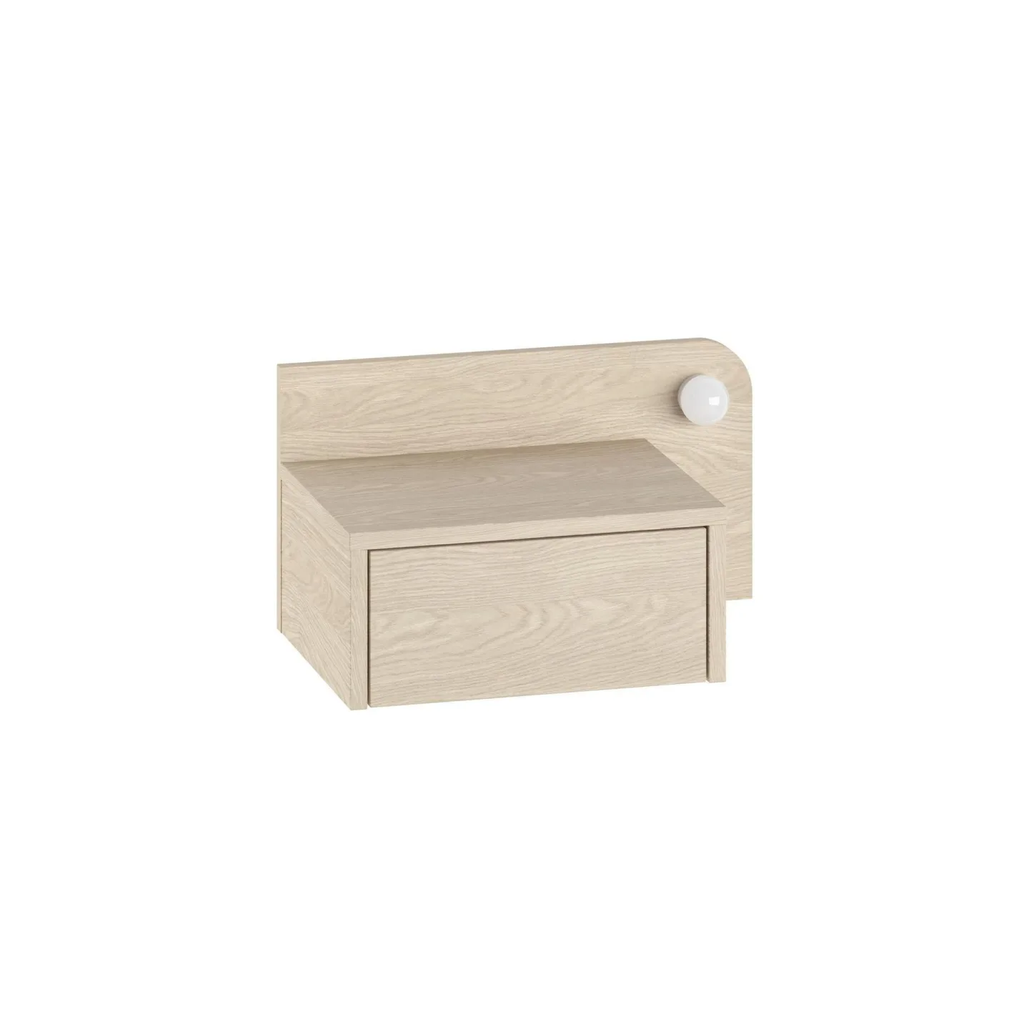 Nosina Sängbord 52 cm - kräm