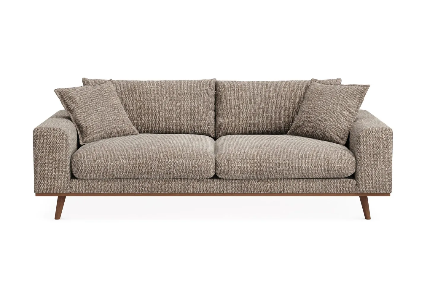 Copenhagen Premium Djup 3-sits Soffa i Chenille - Brun