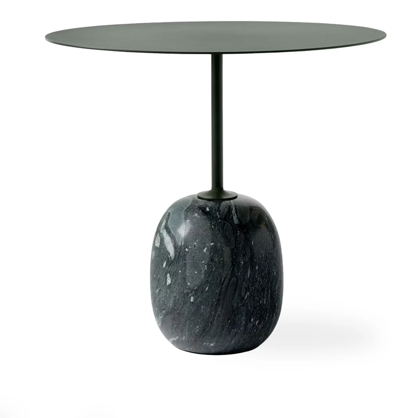 &Tradition - Lato LN9 Deep Green & Verde Grigio Marble - Sidobord - Luca Nichetto