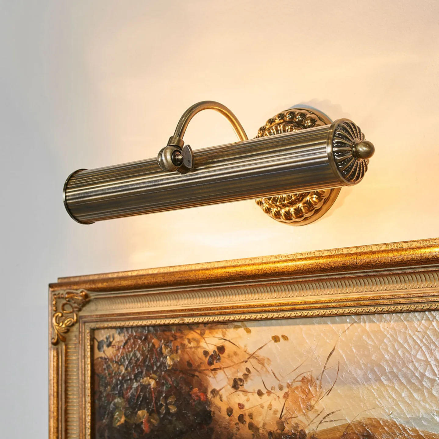 Joely Vägglampa Antique Brass - Lindby - Vardagsrum - Antik - Metall - Rund