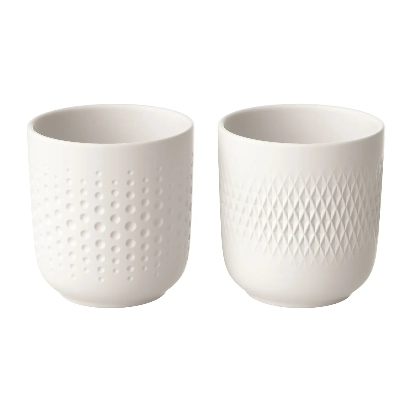 Villeroy & Boch Manufacture Collier Tasse 2er-Pack Weiß