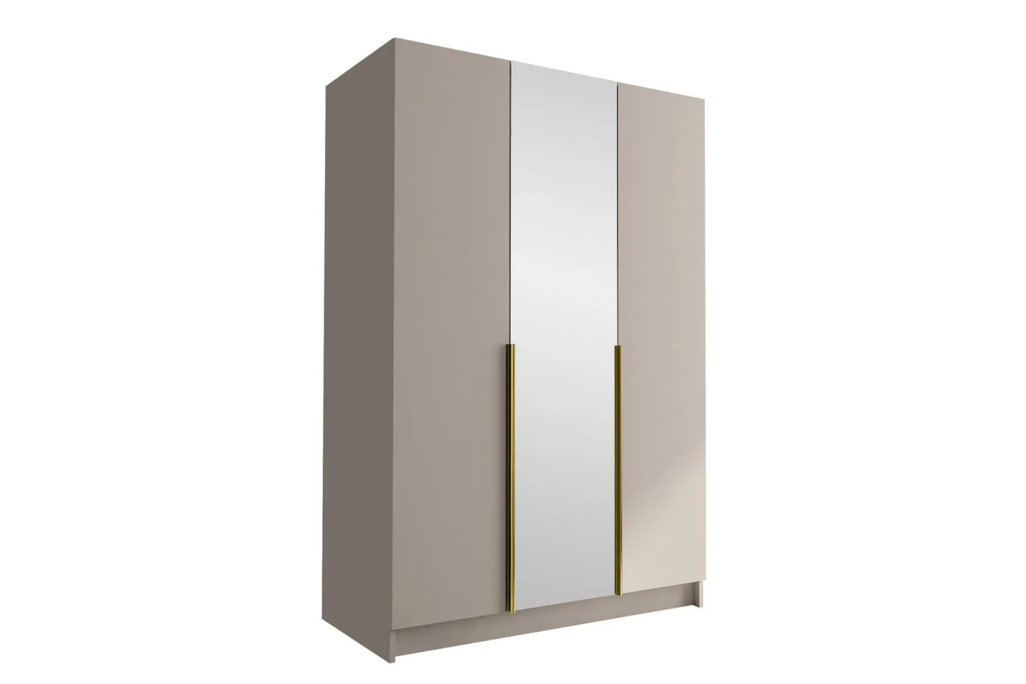 Herrljunga Garderob med Spegel 150 cm - Kashmir/Guld