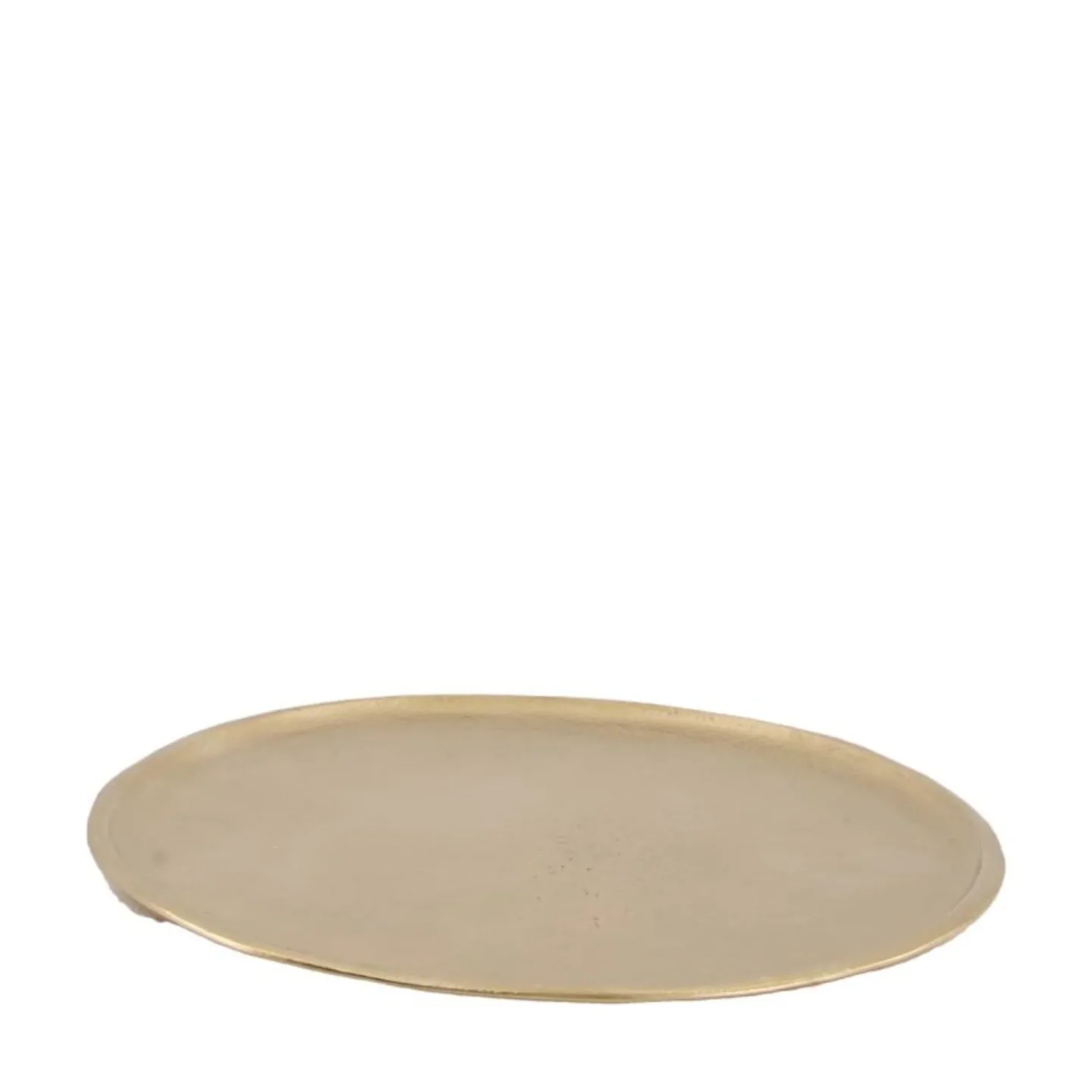 Decofinder Teller Aluminium Gold D: 30 cm | Schubiger Möbel