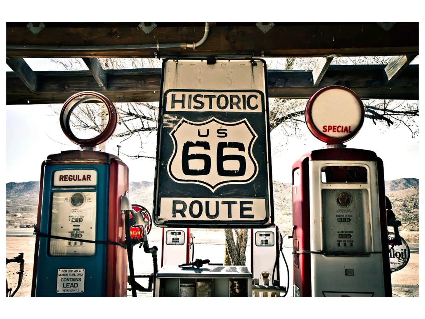 image LAND Digitaldruck auf Glas Route 66 | Schubiger Möbel