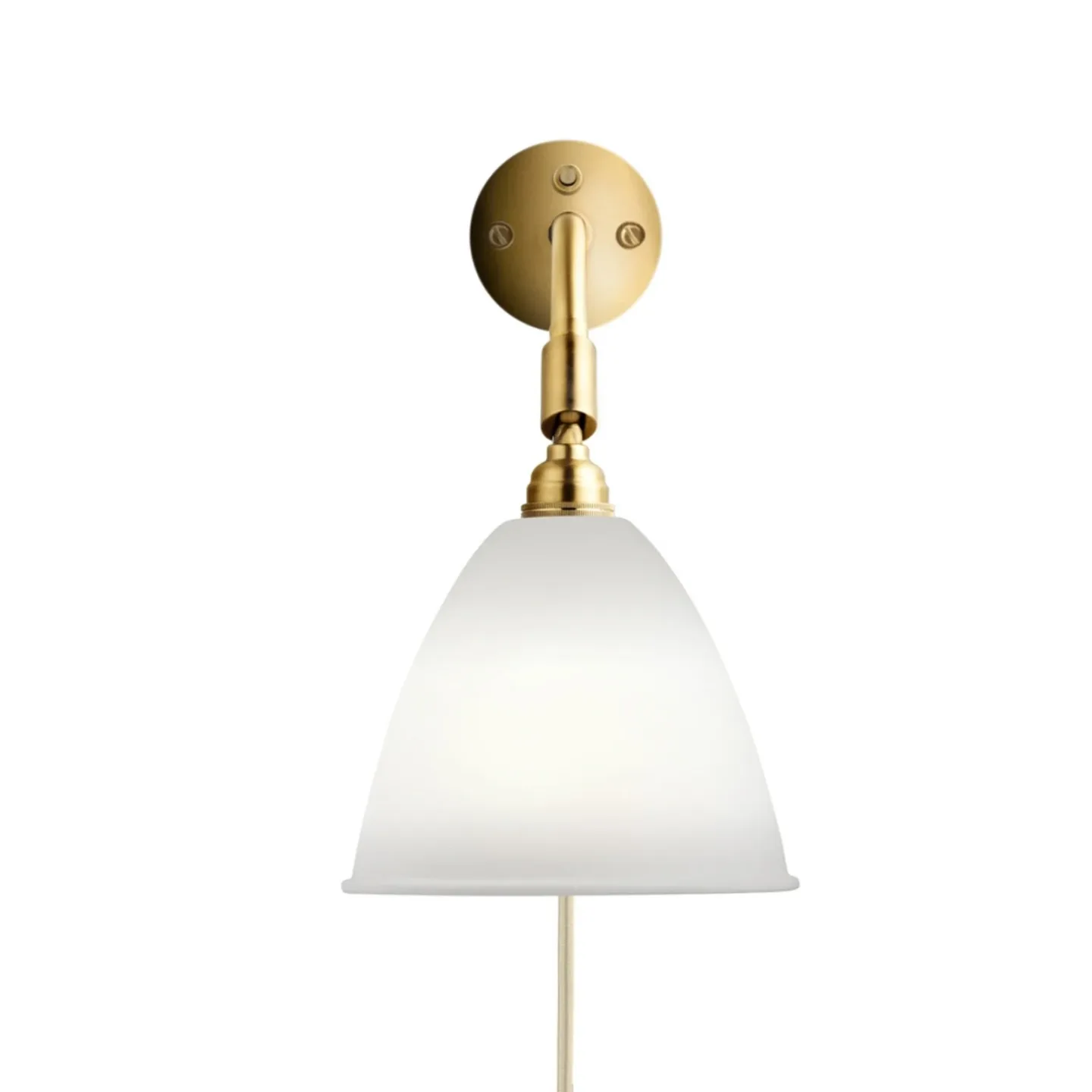 GUBI Bestlite BL7 Wandleuchte Bone China / Messing