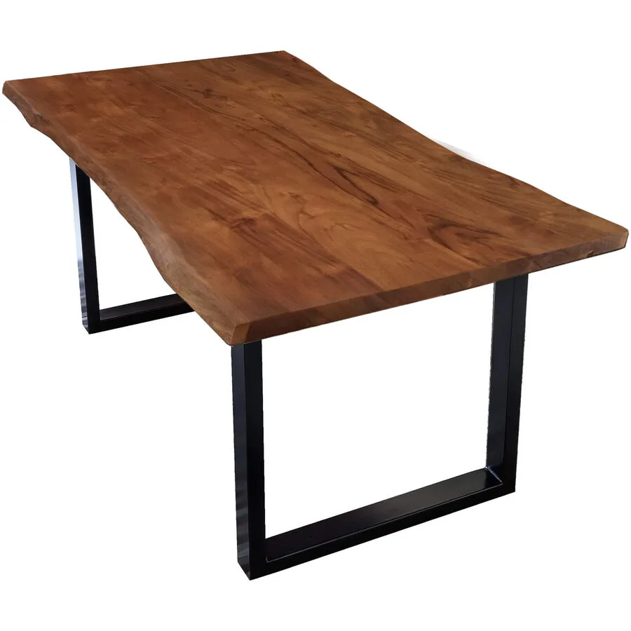 Esstisch Uwe Natur Akazie Massivholz B 200 T 100 cm