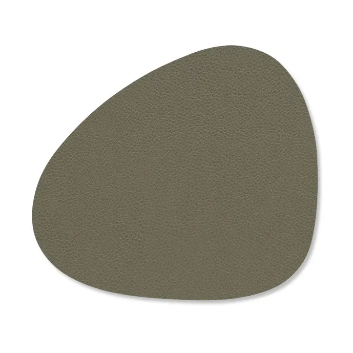 LIND DNA Serene Glasuntersetzer curve 11 x 13cm Moss