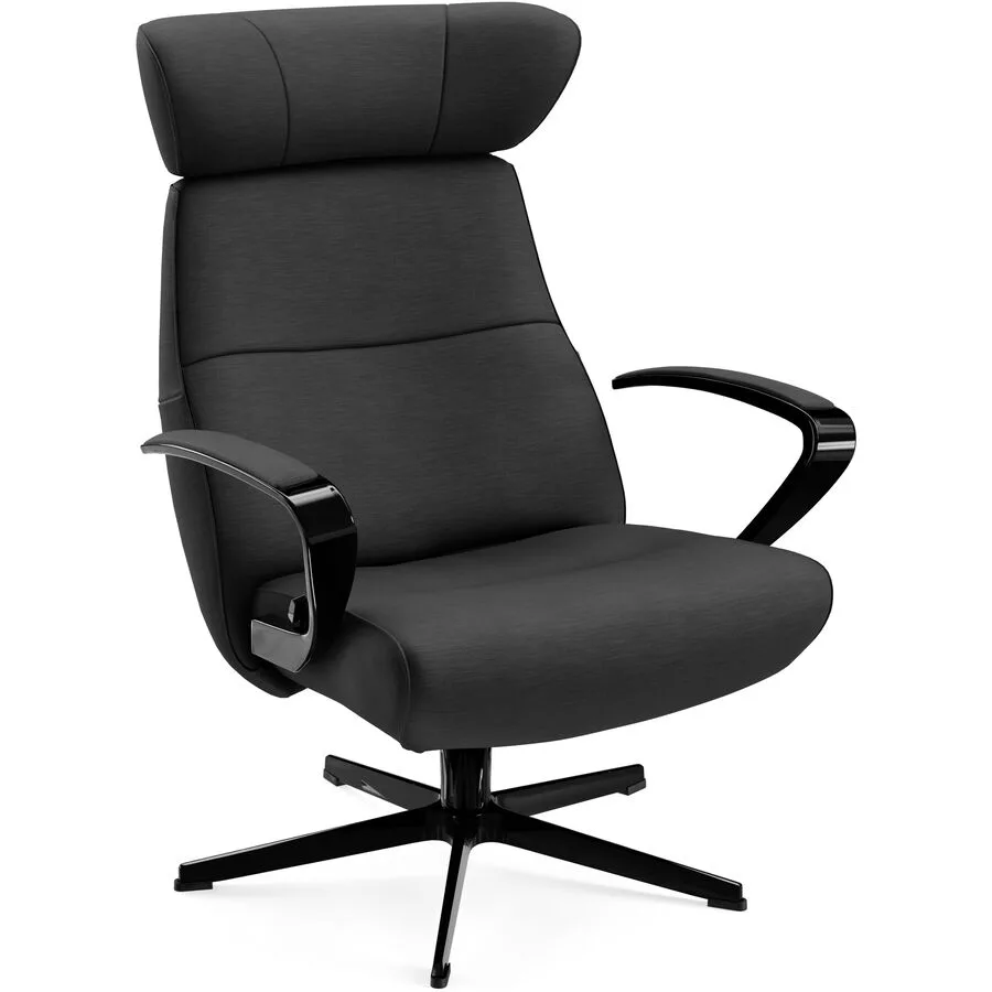 Conform Sessel Enno Schwarz Stoff, Aluminium T 163 B 81 H 99 cm - Möbel Konfigurator: Traummöbel individuell zusammenstellen