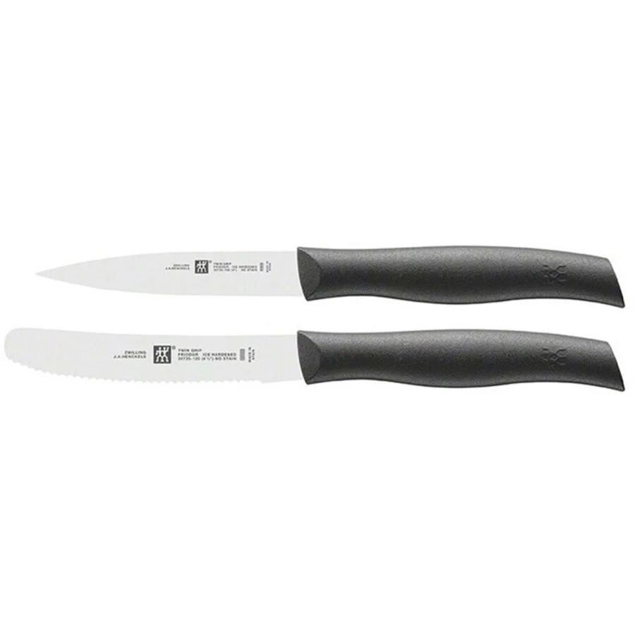 Zwilling Messer-Set Twin schwarz Edelstahl/Kunststoff