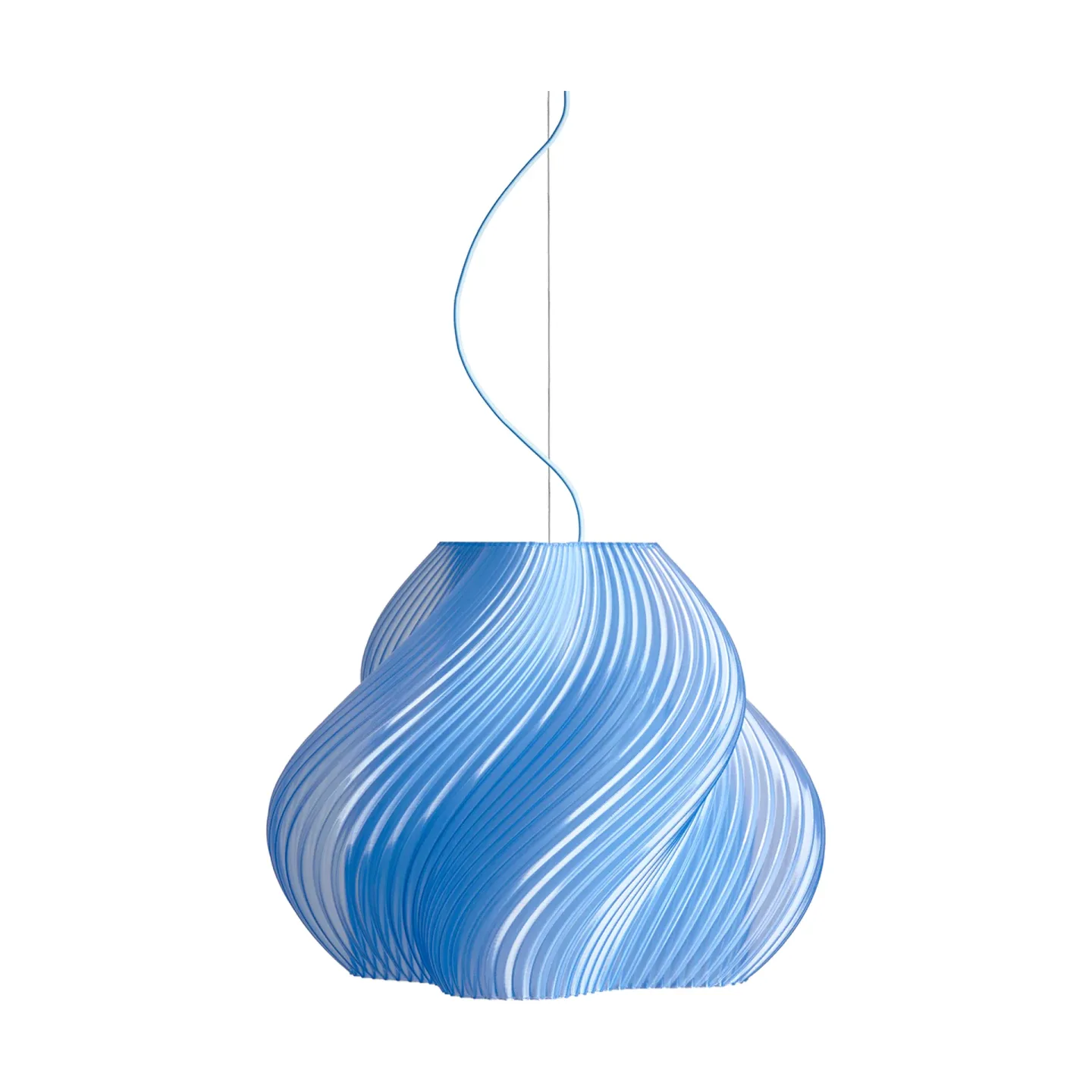 Crème Atelier Soft Serve pendel Blueberry sorbet-chrome, Mega, 60 cm