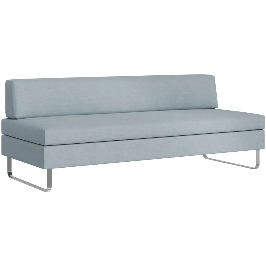 SWISS PLUS Bettsofa Bed for Living Singolo blau Stoff B 205 T 85 cm Ausziehbar - Möbel Konfigurator: Traummöbel individuell zusammenstellen -