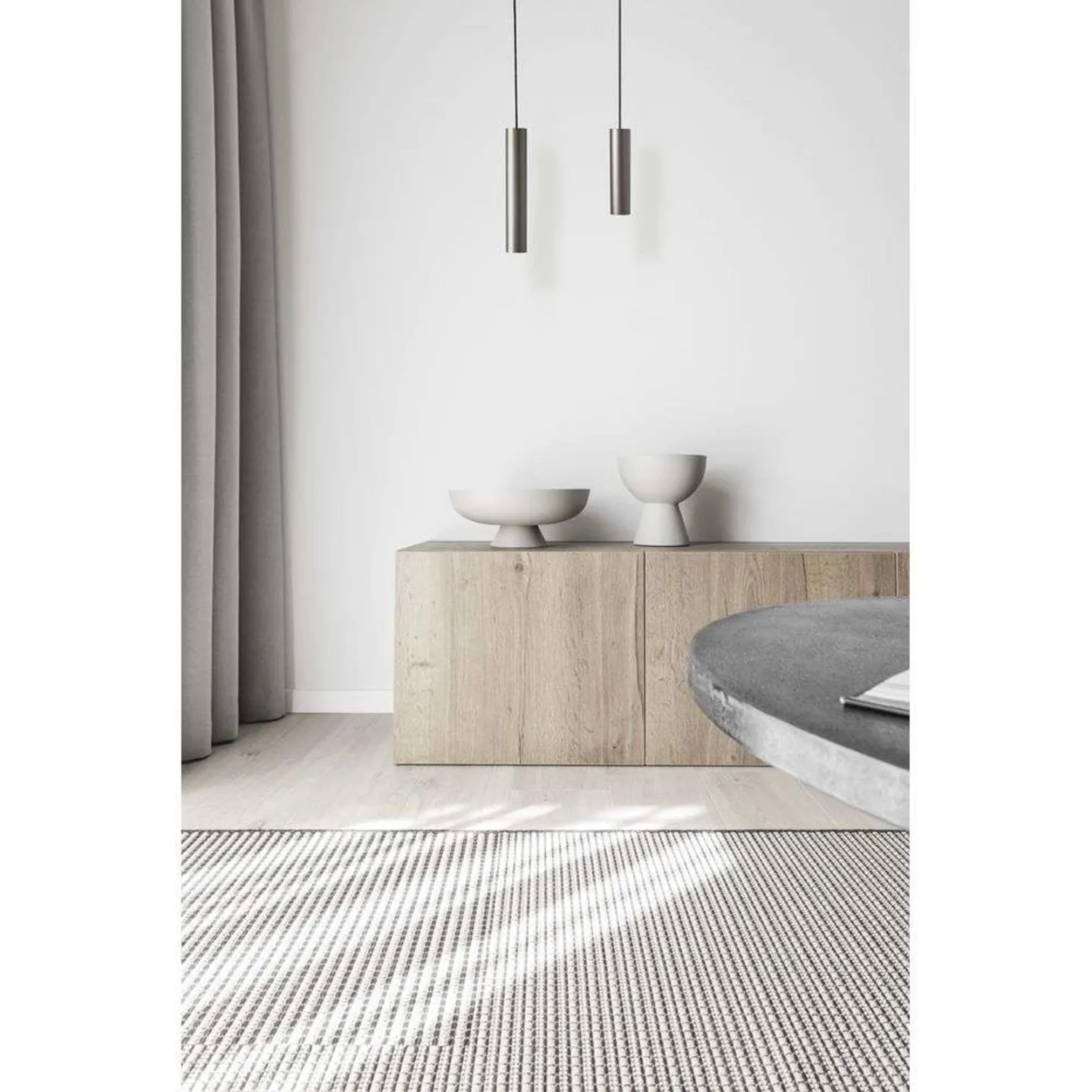 Tube Flex Taklampa Short Titanium - Antidark - Vardagsrum - Metall