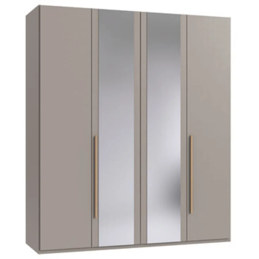 Kleiderschrank Annie Saharagrau/Eiche Nachbildung Holzwerkstoff B 180 cm