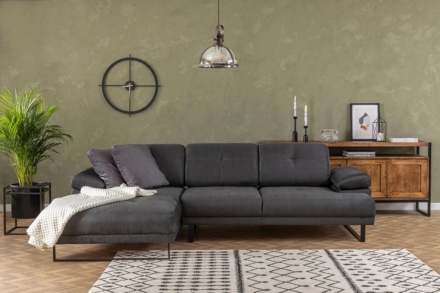 Kitimat Divansoffa 3-sits - Antracit