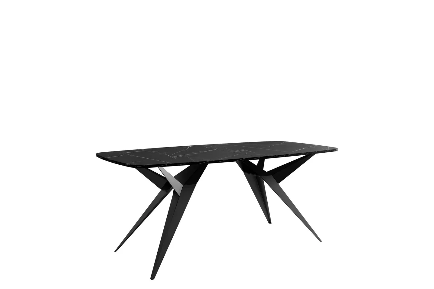 Elvora Matbord 160 cm Rektangulär - Svart