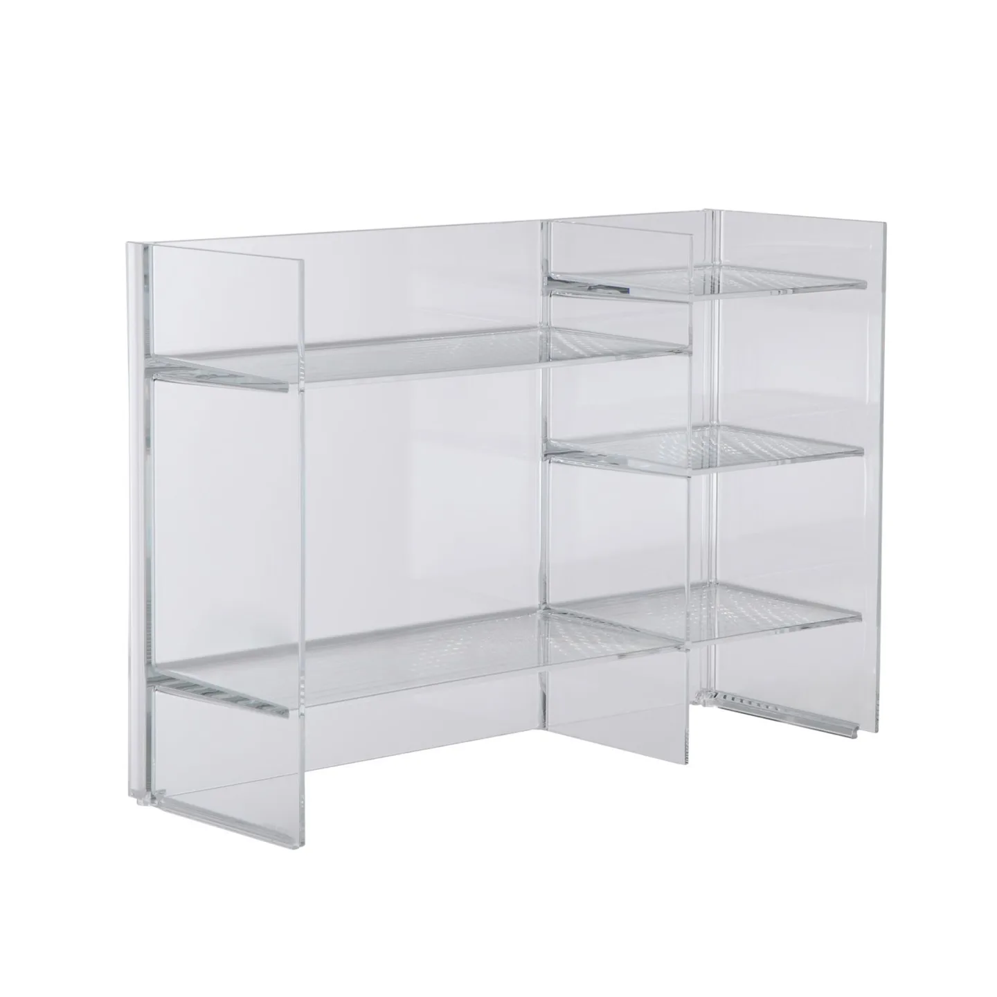 Kartell - Sound-Rack 9910, Crystal - Hyllor & Hyllsystem - Ludovica & Roberto Palomba - Transparent