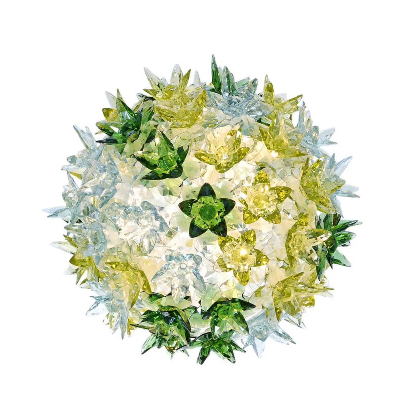 Bloom CW2 Vegglampe/Taklampe Mint - Kartell - Stue - Design - Plast - Rund