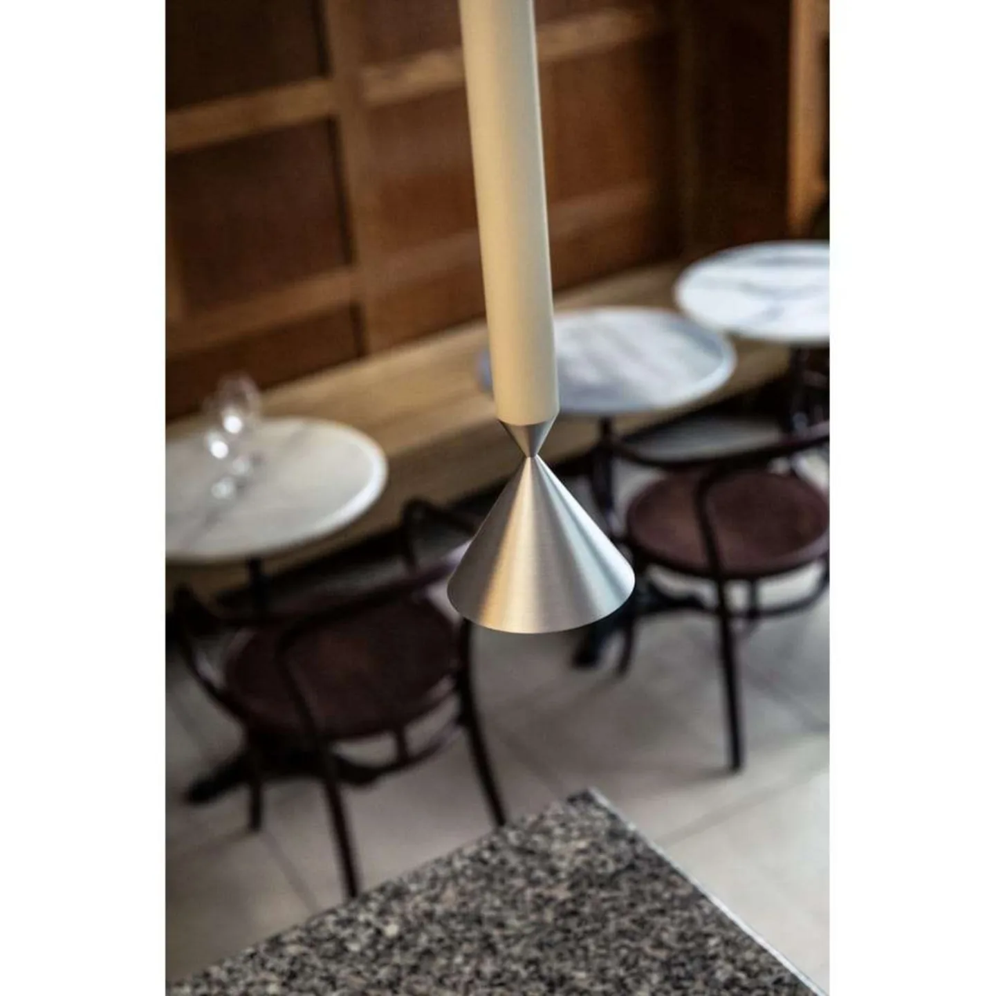 Pholc Apollo 59 taklampa Turtledove-aluminium