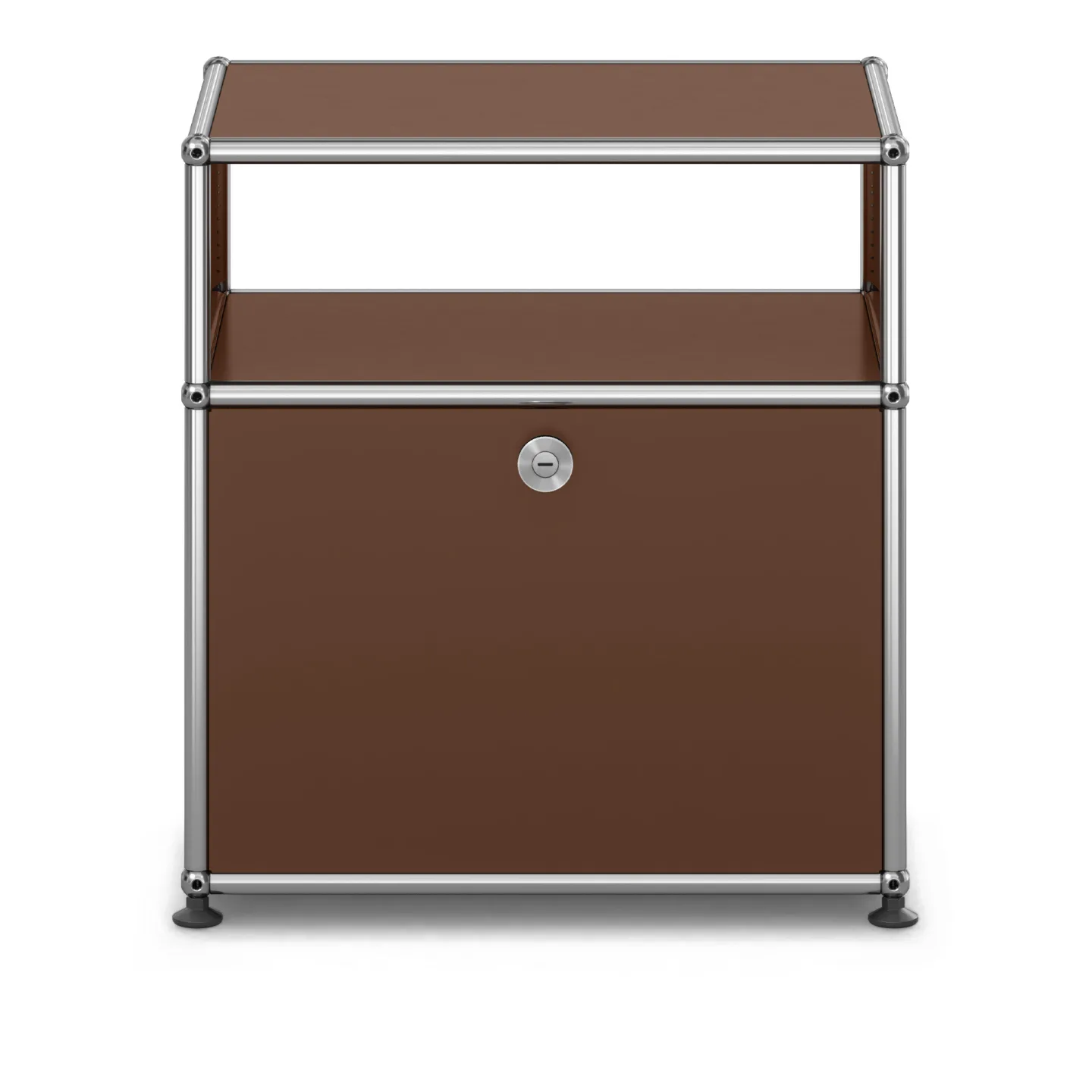 USM - USM Haller Bedside Table M55 USM Brown - Sängbord - Fritz Haller & Paul Schärer - Brun - Metall