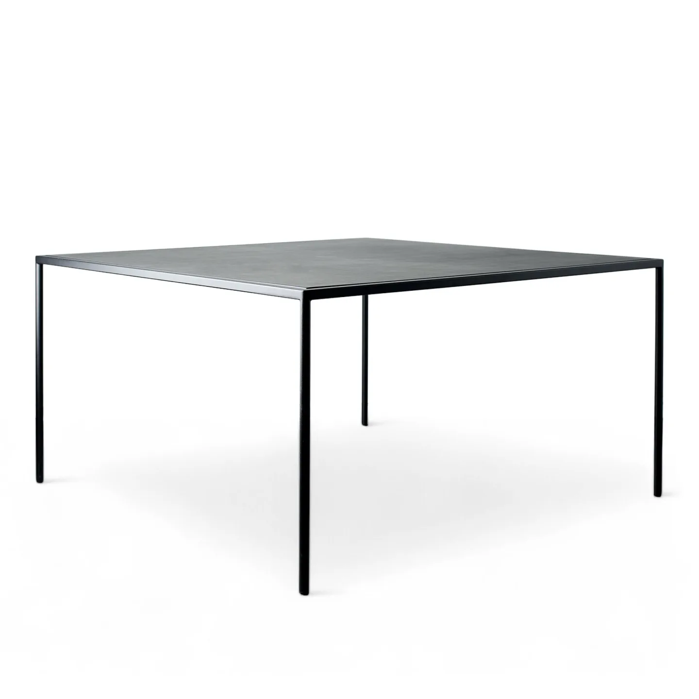 Ingridsdotter - Kvadrat bord - Matbord - Jonas Bohlin - Svart - Läder/Metall