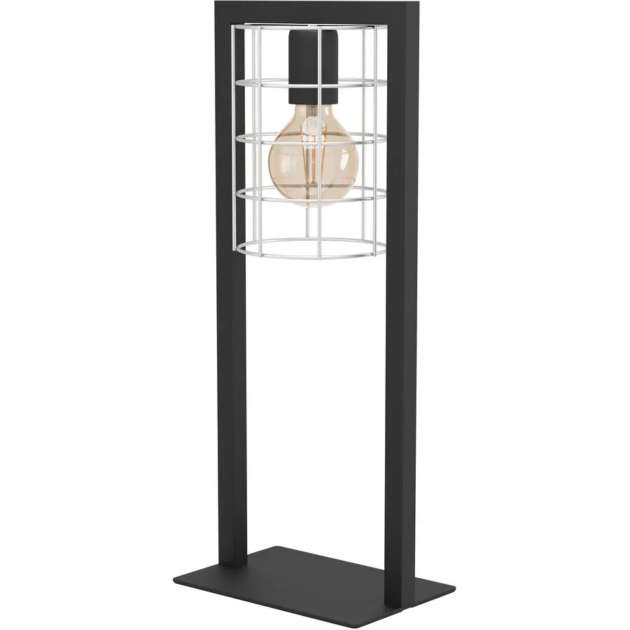 Eglo Tischlampe Jubily Schwarz Stahl 14.5 cm 22 cm