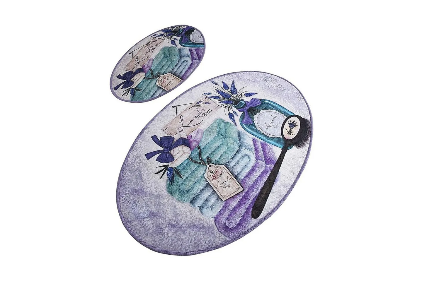 Chilai Home Badmatta Set om 2 - Multi