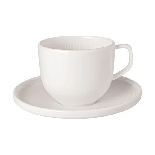 Villeroy & Boch Afina Tasse mit Untertasse White