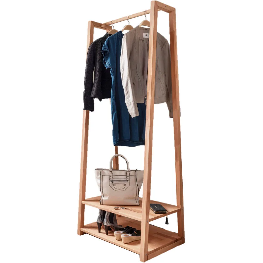 Garderobe Pham natur geölt Kernbuche B 85 T 60 H 190 cm