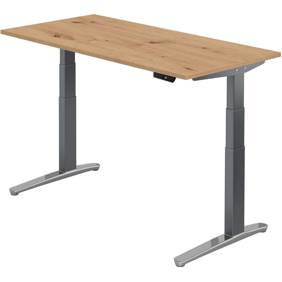 Schreibtisch Office Asteiche Holzwerkstoff B 160 T 80 cm