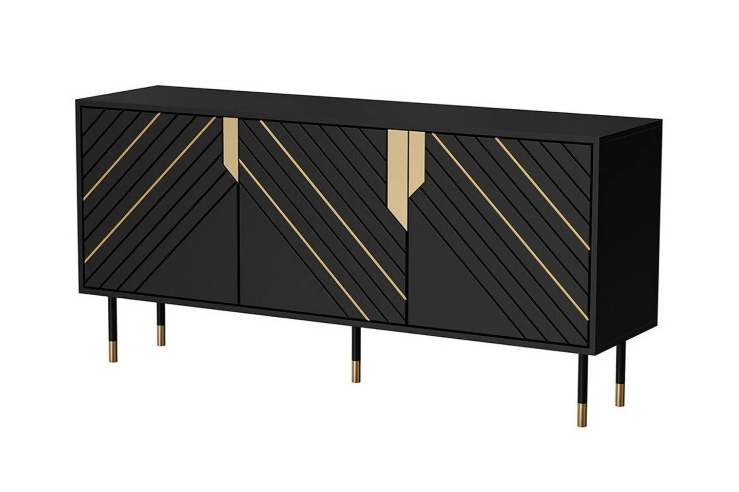 Juniskär Highboard - Svart