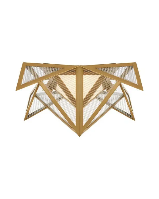 Ori Small Flush Antique-Burnished Brass