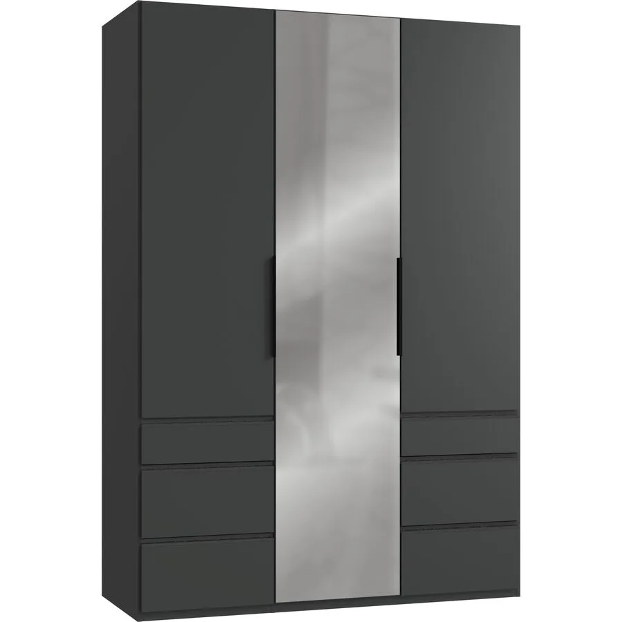 Kleiderschrank Sanko graphit Holzwerkstoff B 150 cm