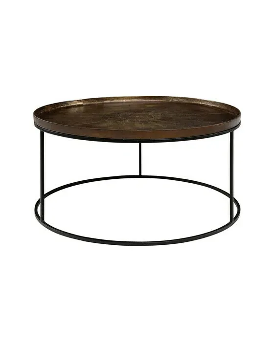 Fabio Couchtisch bronze/schwarz
