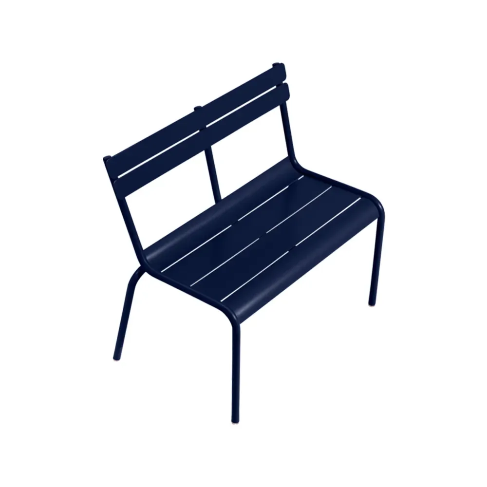 Fermob Luxembourg Kid Bench Deep blue (blå)