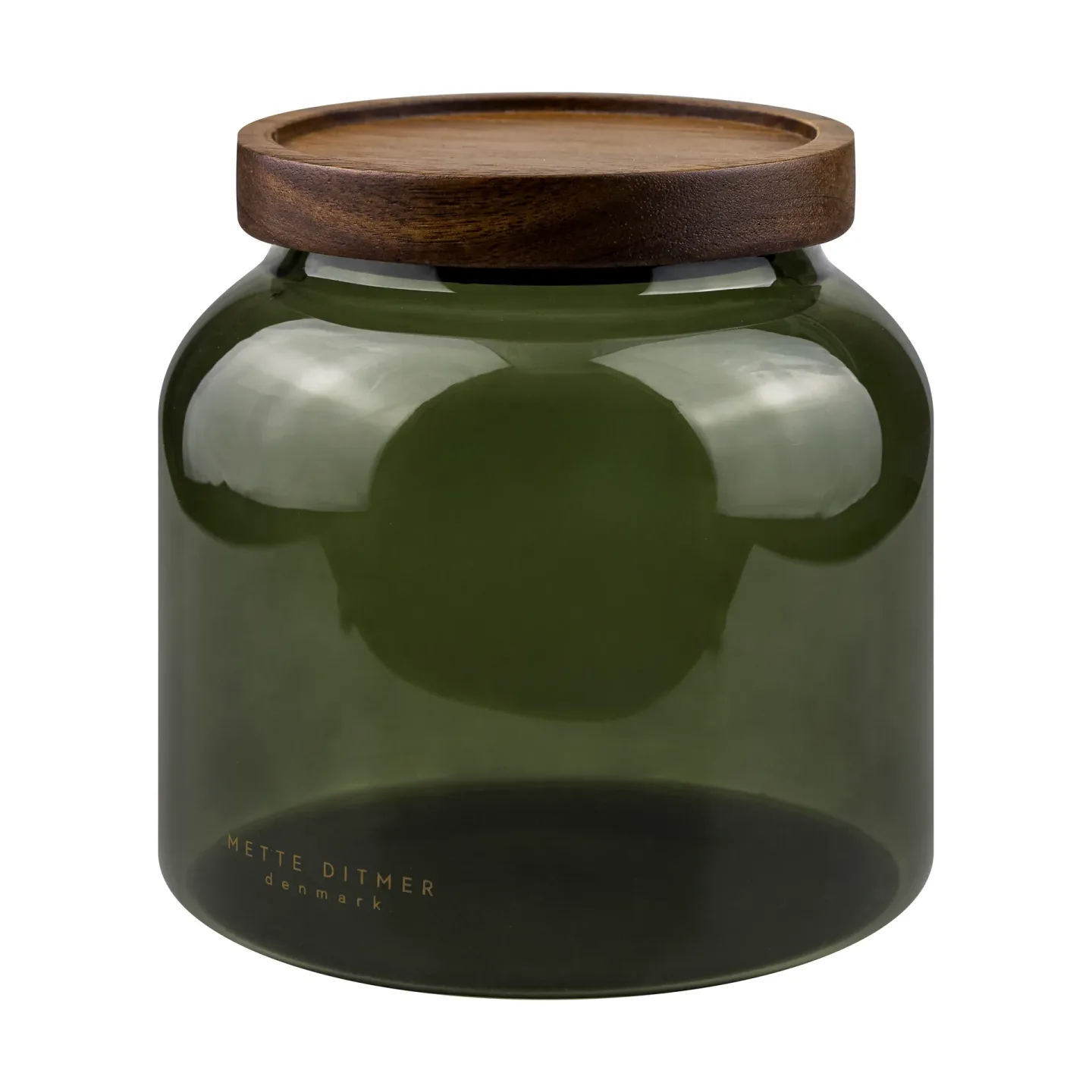Mette Ditmer Luna Vorratsglas mit Deckel small 13 cm Dark forest